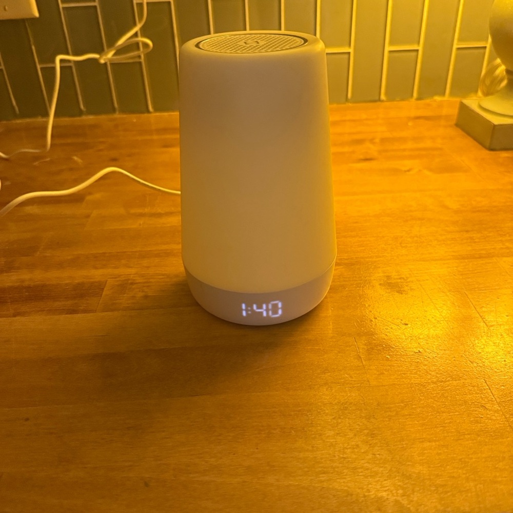 White LED Digital Alarm Clock